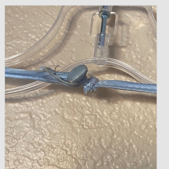 Windsor Dress Sz S Light blue with beaded bodice halter top maxi princess prom - Picture 6 of 9